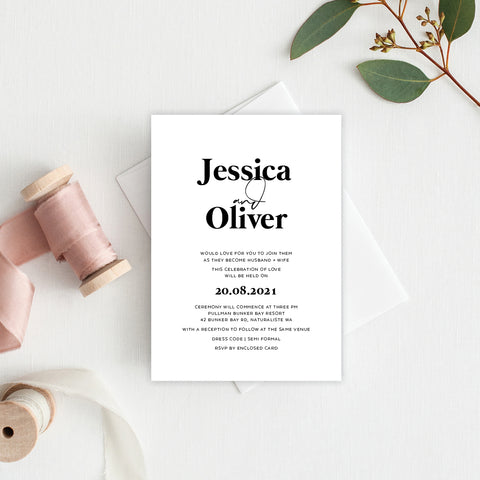 Confetti Party Save the Date Card
