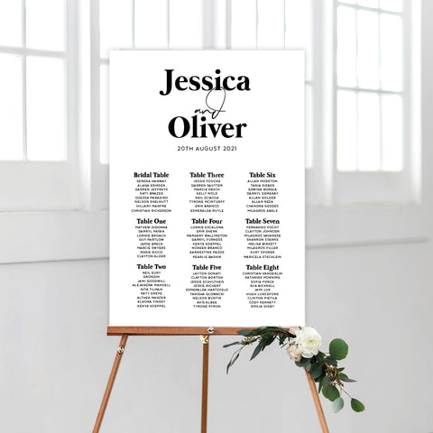 Branch of Love Seating Chart