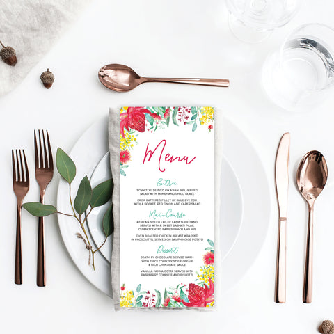 Australiana Rectangle Invitation