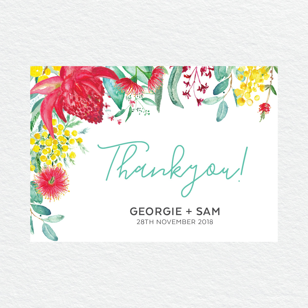 Australiana Thankyou Cards