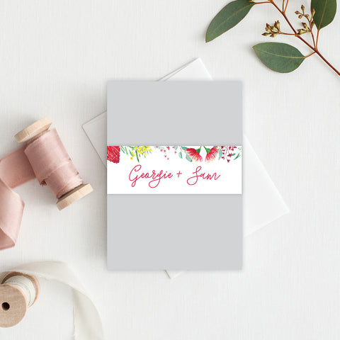 Always Together Deckled Edge Invitation