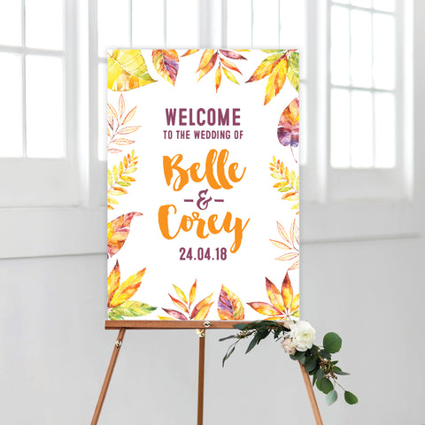 Autumn Vibes Save the Date Card