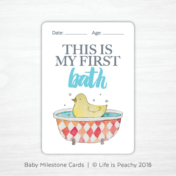 Baby Milestone Cards