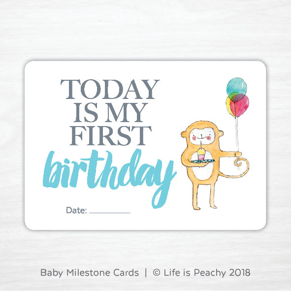 Baby Milestone Cards