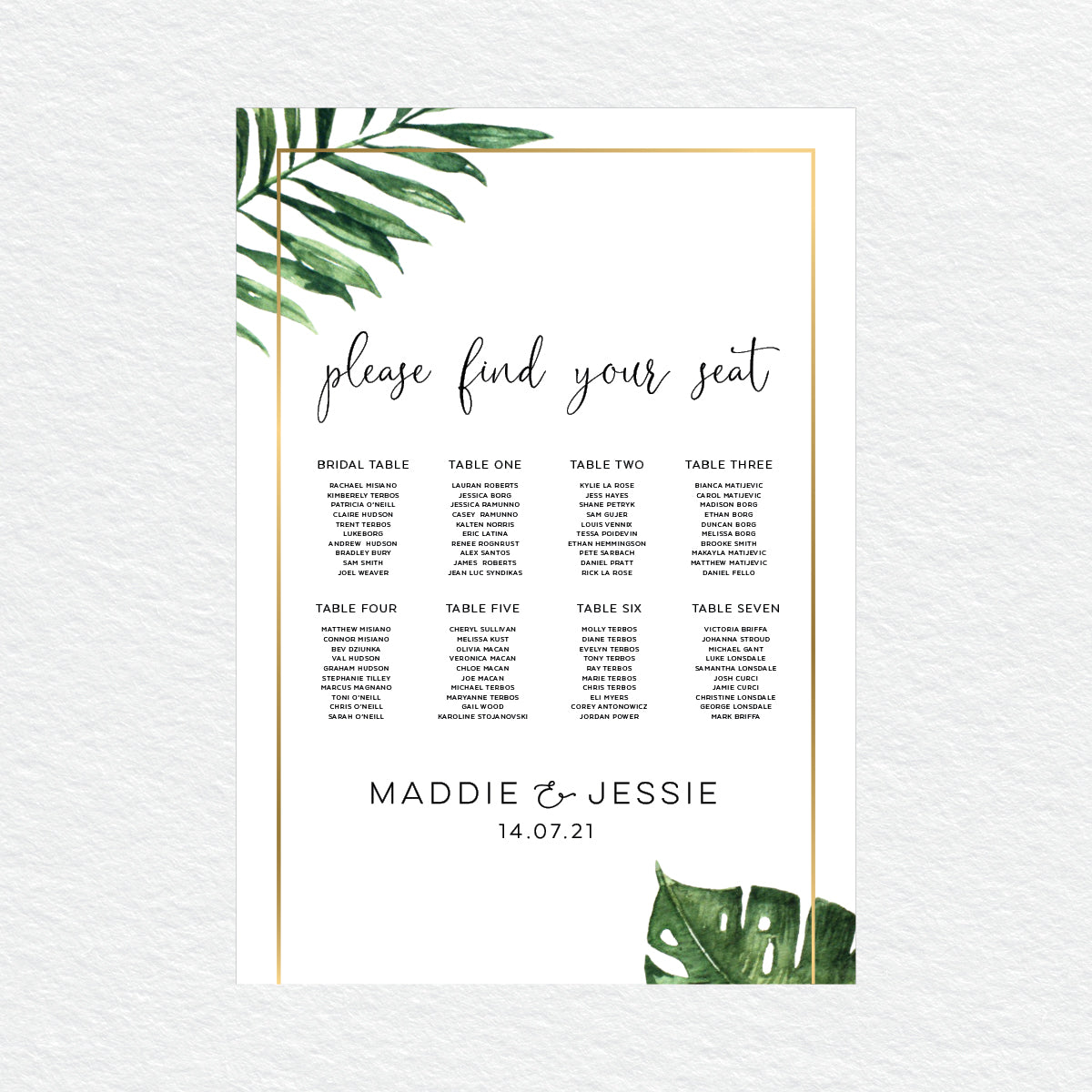 Beverly Hills Seating Chart