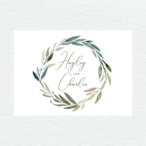 Modern Marble Save the Date Card