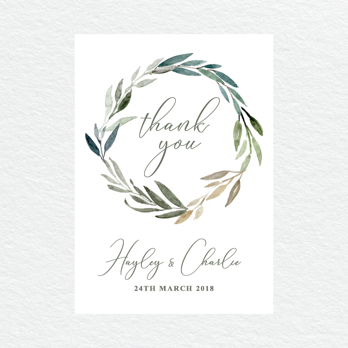 Botanical Bliss Thankyou Cards