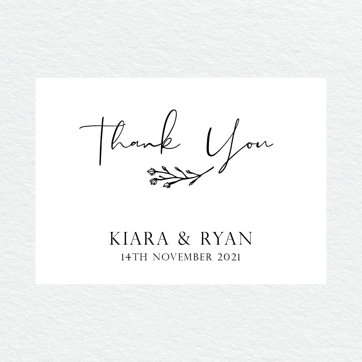 Branch of Love Thankyou Cards