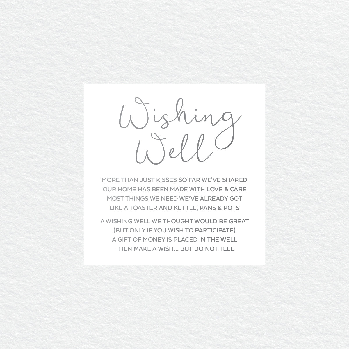 Confetti Party Wishing Well Card