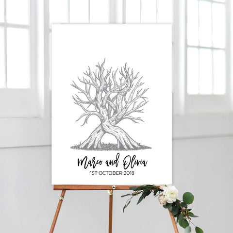 Watercolour Fingerprint Tree Kit