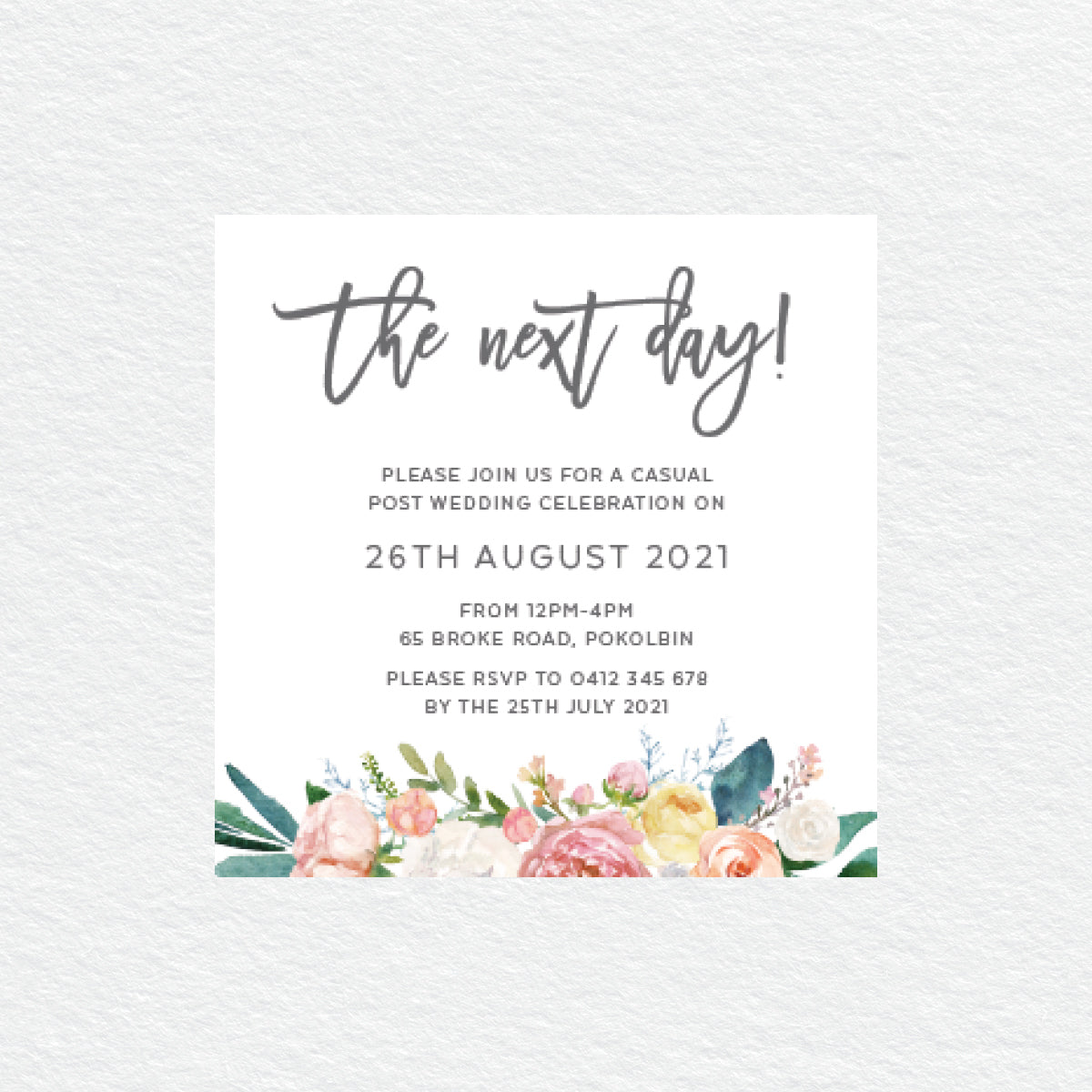 Floral Sweetness Information/Map Card