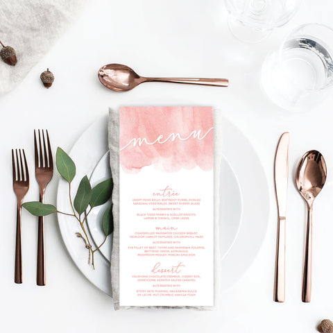 Botanical Bliss Menu