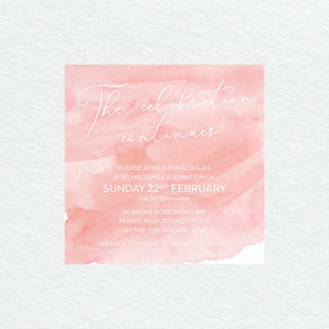 Flow Save the Date Card