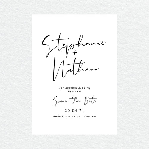 Forever in Love Save the Date Card