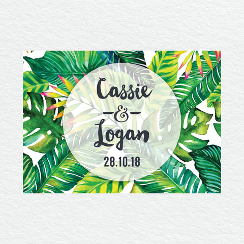 Beverly Hills Rectangle Invitation