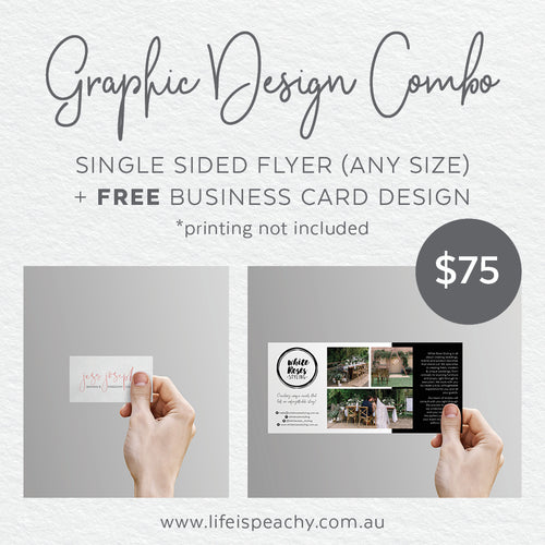 Flyer + Business Card Design Combo