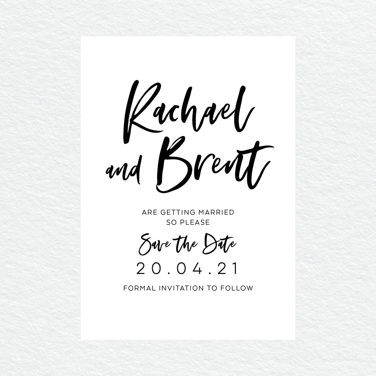 I Do Save the Date Card