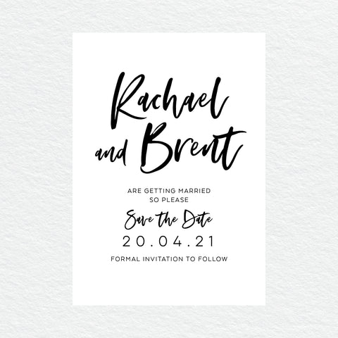 Sweet Heart Save the Date Card