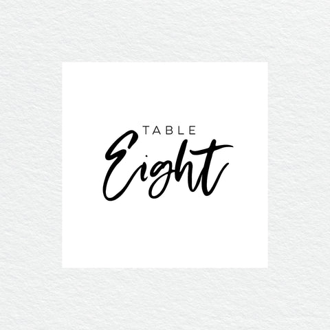 Marble Mandala Table Numbers
