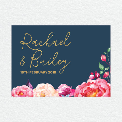 Beverly Hills Rectangle Invitation
