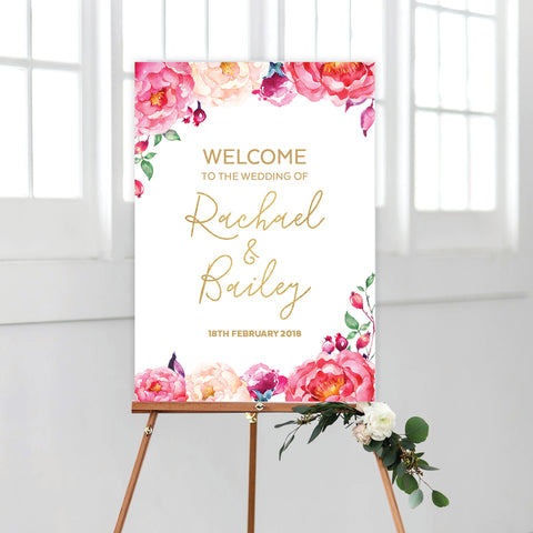 In Bloom (White) Placecard