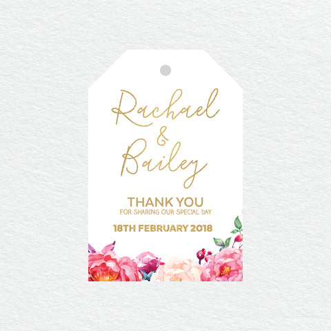 In Bloom (White) RSVP Card