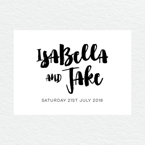 Love Struck Save the Date Card