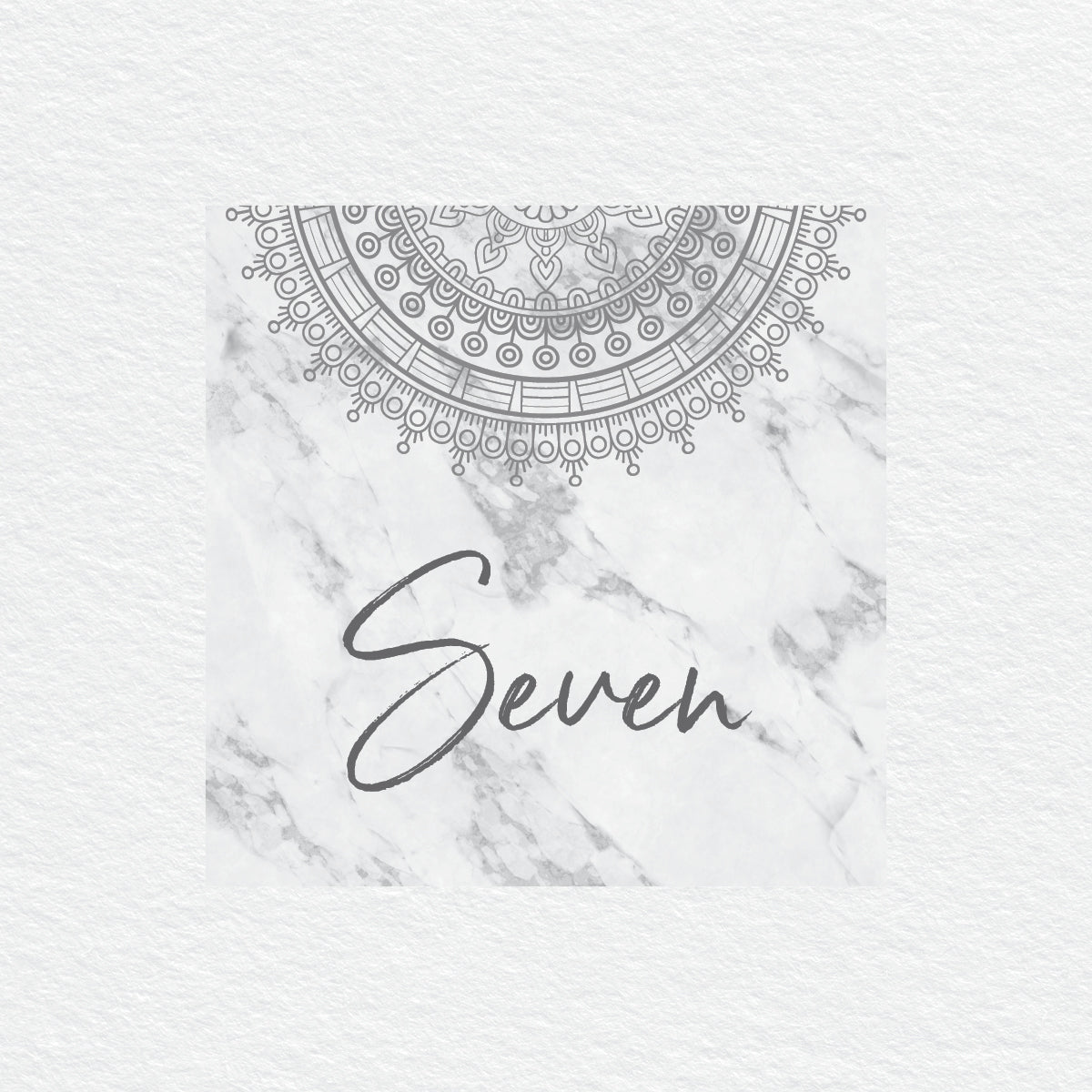 Marble Mandala Table Numbers