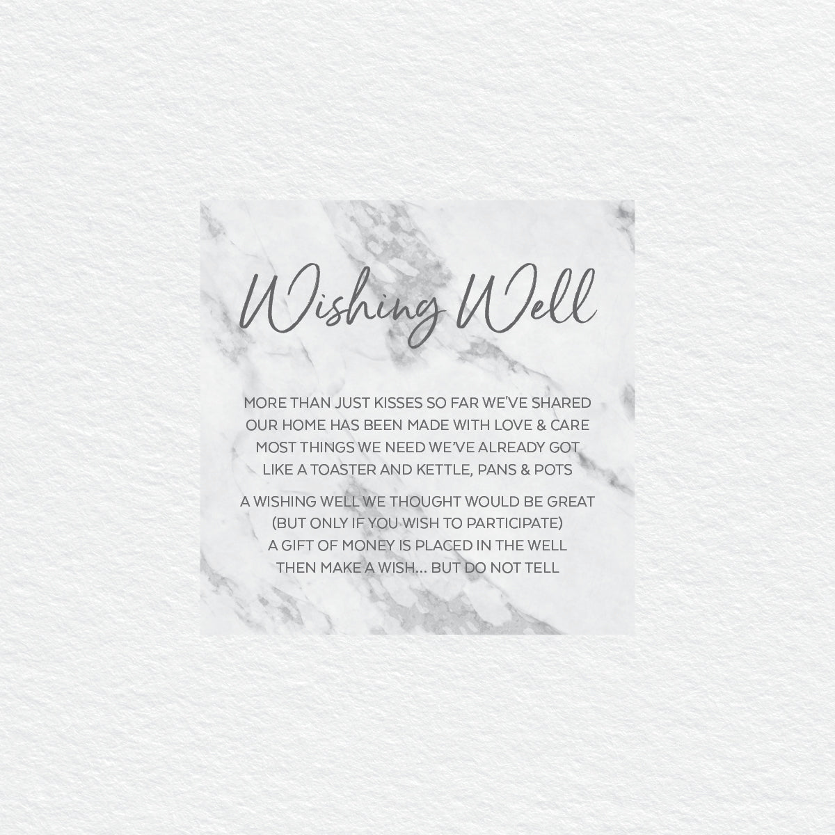 Marble Mandala Wishing Well Card