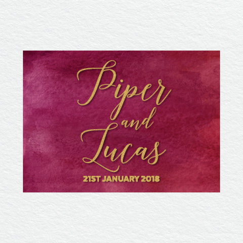 Beverly Hills RSVP Card