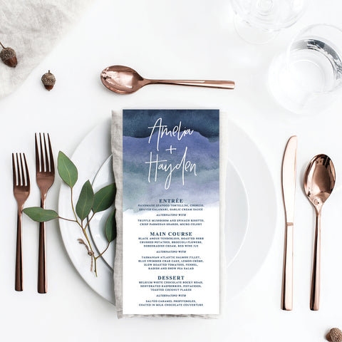 Midnight Foil Invitation