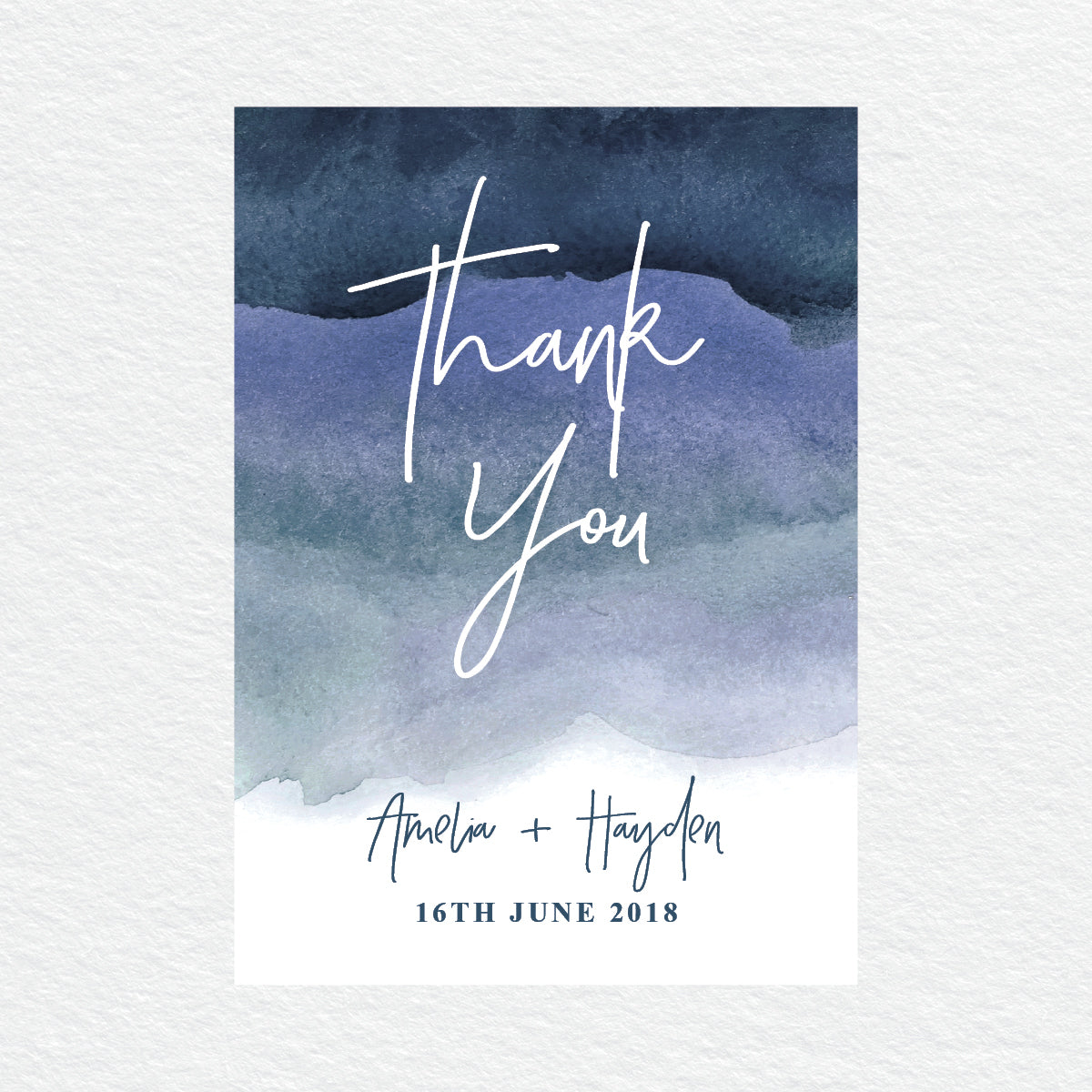 Midnight Thankyou Cards