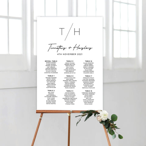 Branch of Love Table Numbers