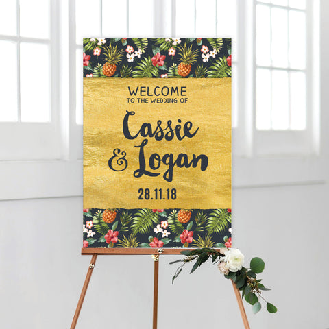 Fresh Type Welcome Sign