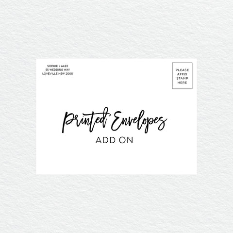 Fresh Type Square Invitation