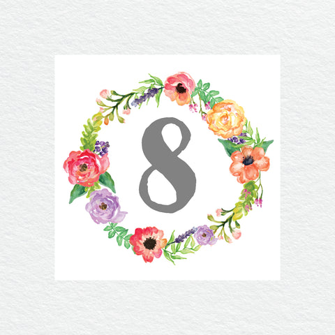 Woodland Whimsy Table Numbers