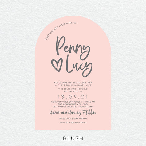 Sweet Heart Save the Date Card