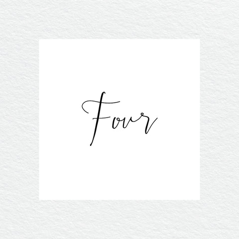 Marble Mandala Table Numbers