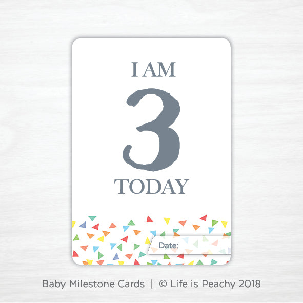 Toddler Milestone Cards