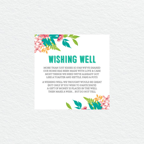 Tropical Celebration Rectangle Invitation