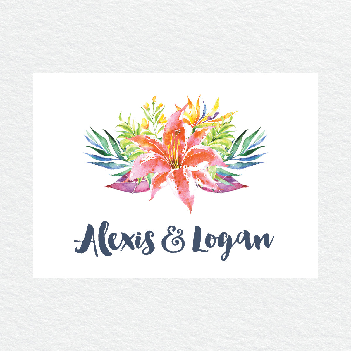 Vibrant Tropfest RSVP Card