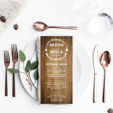 Woodland Whimsy Square Invitation