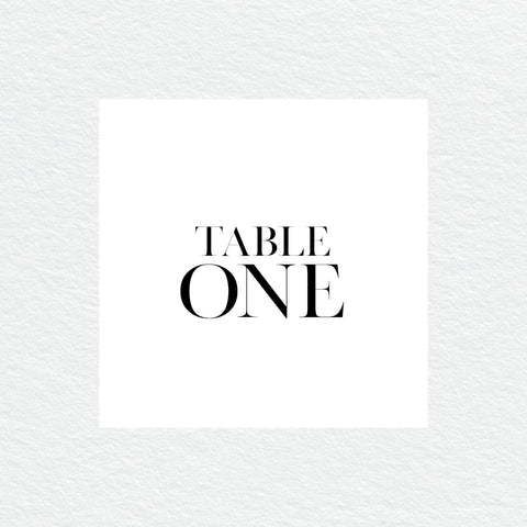 Marble Mandala Table Numbers