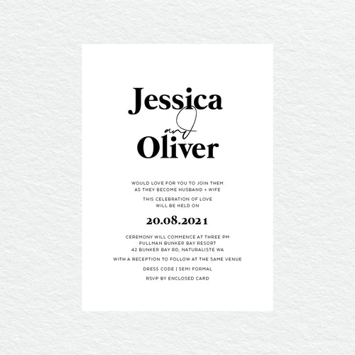 Always Together Rectangle Invitation