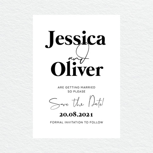 Always Together Save the Date Card