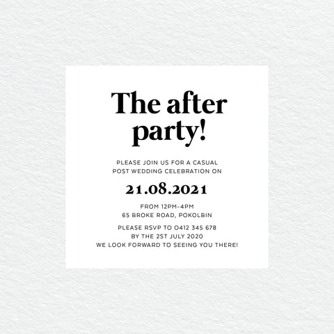 Confetti Party Save the Date Card