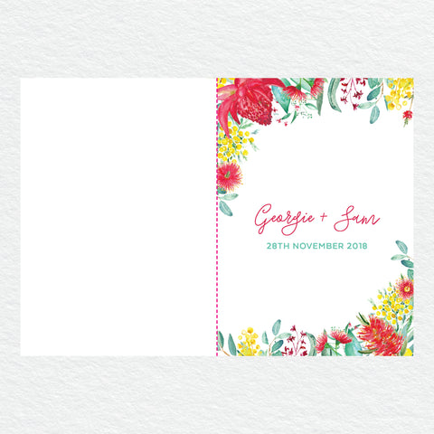 Rustic Wreath RSVP Card