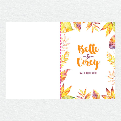 Rustic Wreath RSVP Card