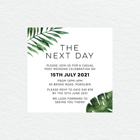 Beverly Hills Engagement Invitation