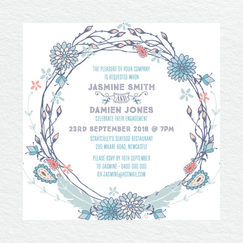 Botanical Bliss RSVP Card